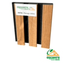 Tasseaux décor int - 2400 x 600 x ép22mm - ANTIK placage CHENE feutrine NOIRE